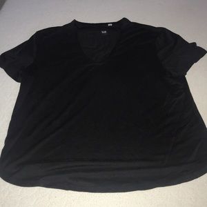 Black open chest top